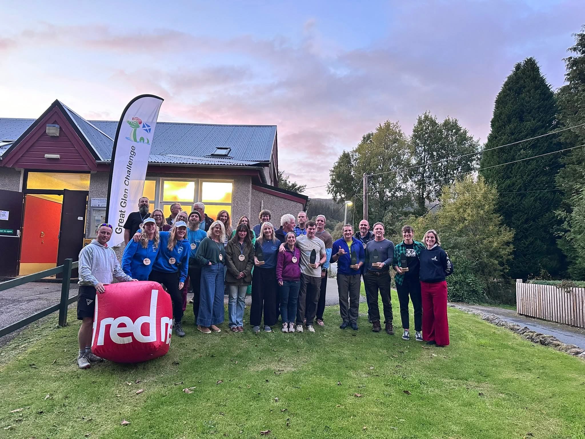 Medalists at Fort Augustus Village Hall