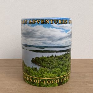 Loch Lomond 360 mug, front: Islands of Loch Lomond