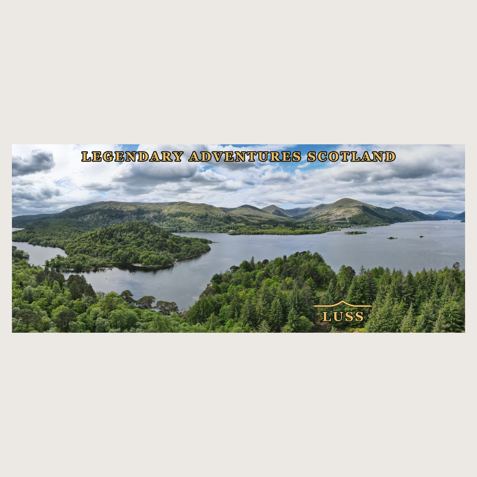 Loch Lomond 360 mug, full-wrap design: Luss